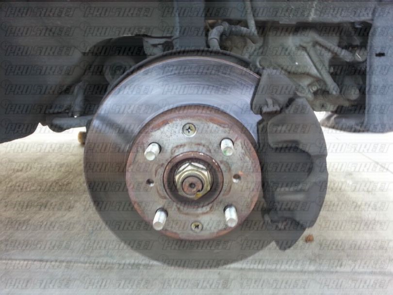 How to change brake rotors honda civic #3