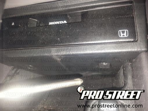 1999 Honda accord radio install