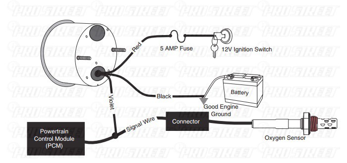 how to install a aem air fuel ratio gauge