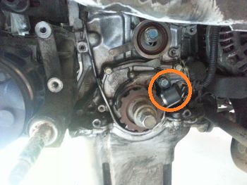 Crankshaft speed fluctuation sensor honda civic #7