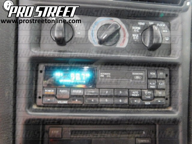 How To Ford Mustang Stereo Wiring Diagram