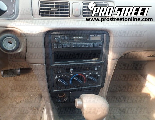 How To Toyota Camry Stereo Wiring Diagram - My Pro Street  93 Toyota Camry Radio Wiring Diagram    My Pro Street - Pro Street Online