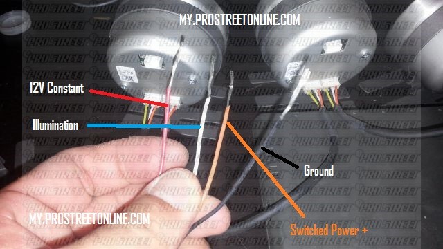 Defi Tachometer Wiring Diagram from my.prostreetonline.com