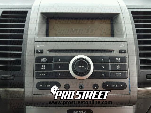 Nissan Sentra Stereo Wiring Diagram - My Pro Street